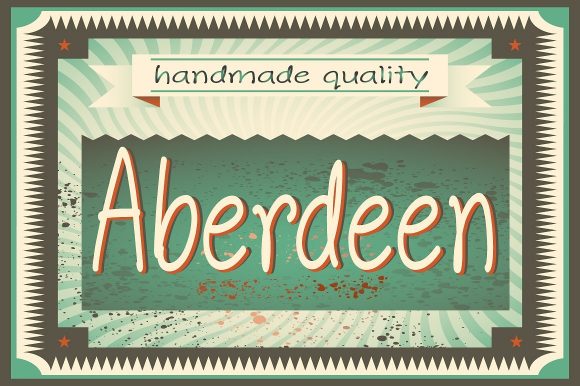 Aberdeen Handwritten Font Review for Editorial Design