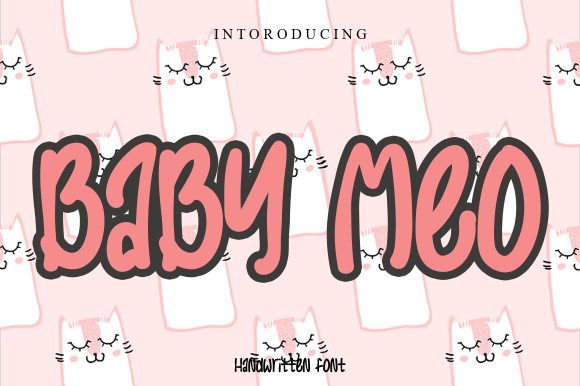 Baby Meo: A Relaxed Handwritten Font for Quirky Brand Identity