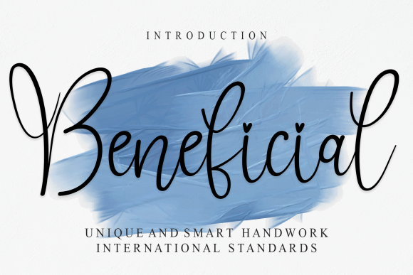 Beneficial Font Review: A Delicate Script Handwritten Typeface for Editorial and Fashion Branding