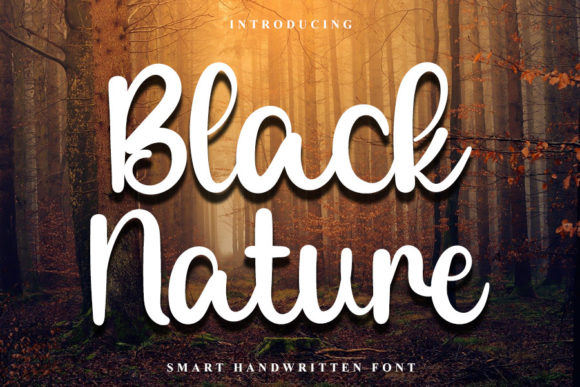 Black Nature Typeface Review for Boutique Branding
