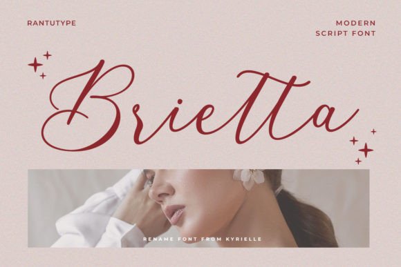 Brietta Script Handwritten Font for Elegant Brand Design