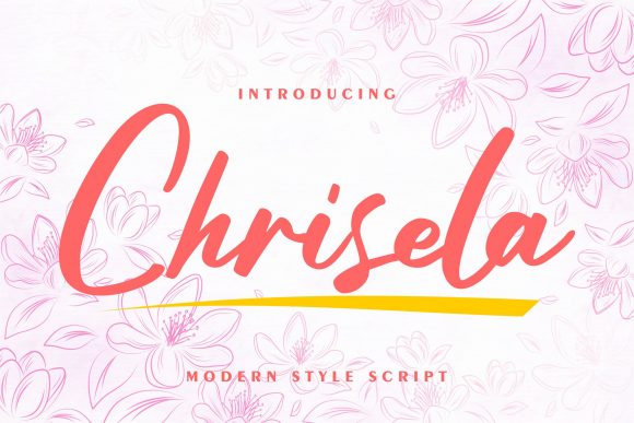 Chrisela: A Handwritten Script Font for Editorial and Design Projects