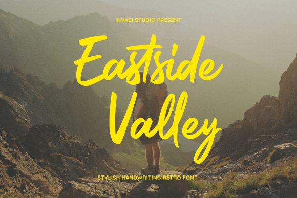 Eastside Valley: A Paint-Brushed Handwritten Font for Digital Branding