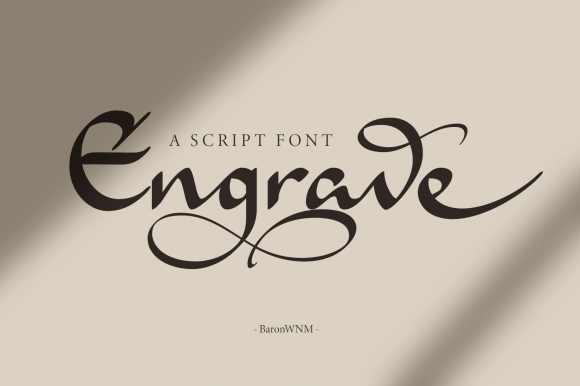 Engrave: The Luxury Script Handwritten Font for High-Impact Branding