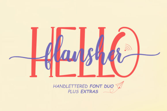 Hello Flansher: A Handwritten Font for Personalized Branding