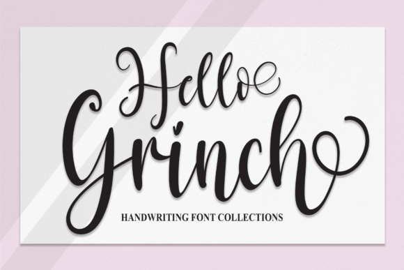 Hello Grinch: A Bold Handwritten Font for Campaign Design