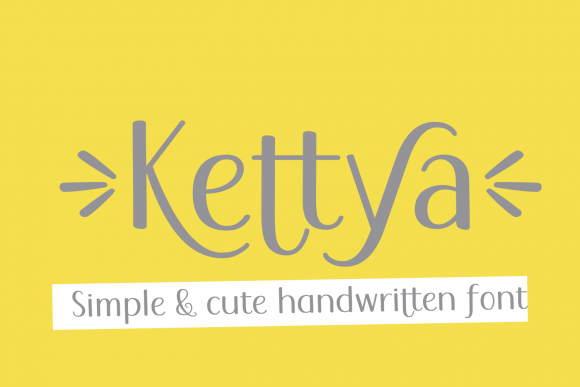 Kettya Handwritten Font Review for Editorial Design