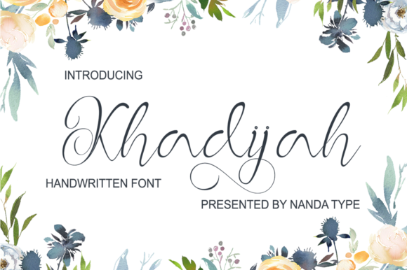 Khadijah: The Elegant Script Handwritten Font for Brand Identity