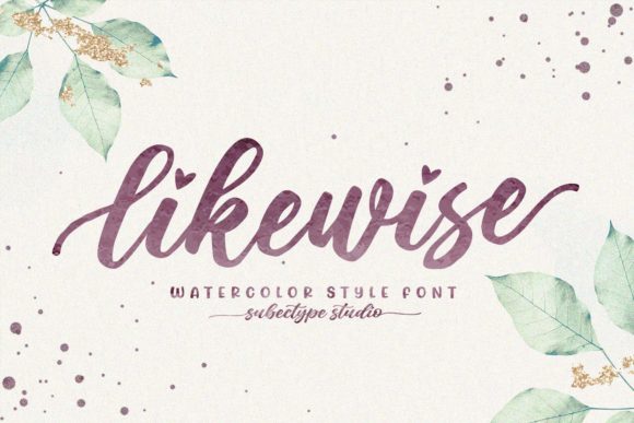 Likewise: A Script Handwritten Typeface for Editorial Design