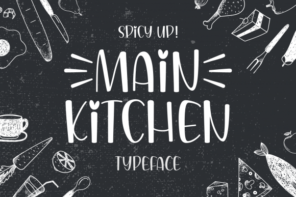 Main Kitchen: A Handwritten Font for Authentic Brand Identity