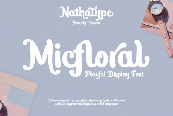 Micfloral: The Handwritten Font for Bold, Appealing Brand Visuals