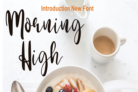Morning High: A Flexible Script Handwritten Font for Editorial Design