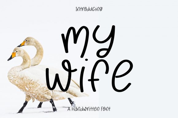 My Wife Font Review: A Quirky Handwritten Typeface for Editorial Design