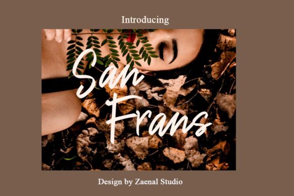 San Frans Handwritten Font Review for Brand Identity