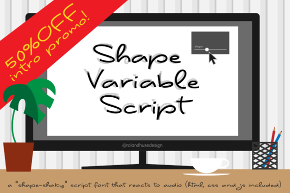 Shape Variable: The Handwritten Font for Engaging Web Design