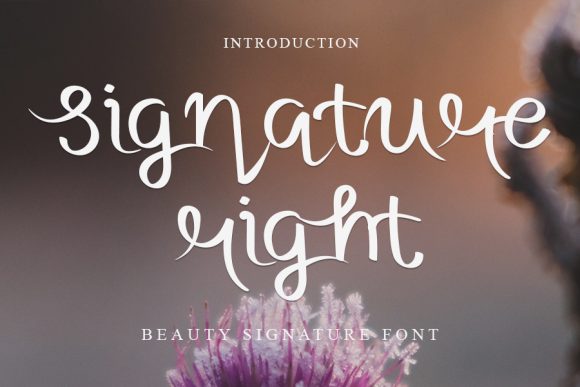 Signature Right: A Beautiful Light Handwritten Font for Editorial Design