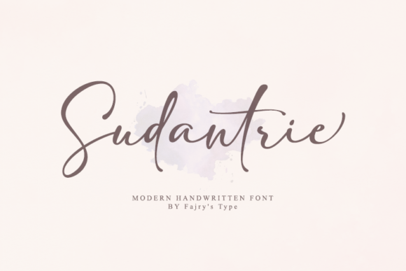 Sudantrie Free Download: A Timeless Handwritten Script