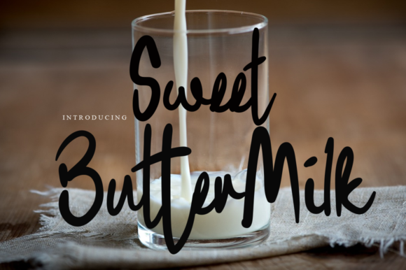 Sweet Buttermilk: A Dainty Script Handwritten Font for Editorial Design