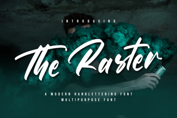 The Raster: A Luxury Script Handwritten Font for High-Impact Digital Design