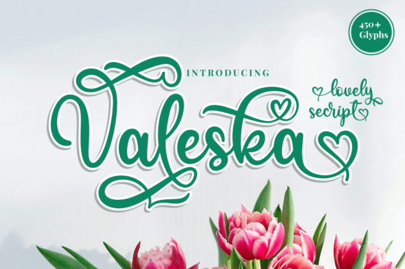 Valeska: A Romantic Calligraphy Typeface for Boutique Branding