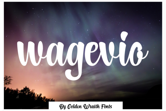 Wagevio Handwritten Font for Elegant Editorial Design