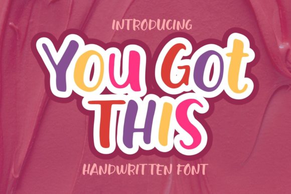 You Got This Handwritten Font Review for Editorial Design